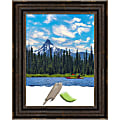 Amanti Art Picture Frame, 24" x 30", Matted For 18" x 24", Stately Bronze