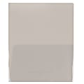 JAM Paper® Regular-Weight 2-Pocket Presentation Folders, 9" x 12", Smoke, Pack Of 6 Folders 1 thumbnail image