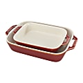 Staub 2-Piece Baking Dish Set, Rustic Red 1 thumbnail image