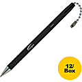 Integra Antimicrobial Replacement Counter Pen - Black - Rubber Barrel - 12 / Box