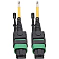 Eaton Tripp Lite Series MTP/MPO (APC) Singlemode Patch Cable (F/F), 12 Fiber, 40/100 GbE, QSFP+ 40GBAS - N39002M12AP 1 thumbnail image