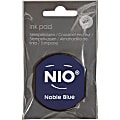 Consolidated Stamp Cosco NIO Personalized Stamp Replacement Ink Pad - 1 Each - 2" Height x 1.3" Width x 0.3" Length - Blue 1 thumbnail image