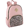 Trailmaker Emma & Chloe Vegan Leather Backpack, Pink/Leopard 1 thumbnail image