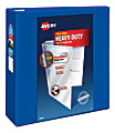 Avery® Heavy-Duty View 3-Ring Binder With Locking One-Touch EZD™ Rings, 4" D-Rings, 43% Recycled, Pacific Blue 1 thumbnail image
