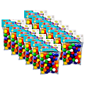Charles Leonard Pom-Poms, Assorted Colors, 50 Pom-Poms Per Pack, Set Of 12 Packs