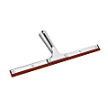 Gritt Commercial Window Squeegee With Double Natural Rubber Blade, 12”, Orange/Silver 1 thumbnail image