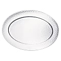 Amscan Premium Plastic Oval Platters, 20-1/2" x 14-1/2", Clear, Pack Of 2 Platters 1 thumbnail image