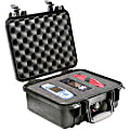 Pelican 1400 Shipping Case with Foam - Internal Dimensions: 11.81"x8.87"x 5.18" - External Dimensions: 13.4"x11.6"x 6" Depth - 1400000150 1 thumbnail image