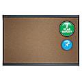 Quartet® Select Prestige™ Color Cork Bulletin Board, 24" x 36", Aluminum Frame With Graphite Finish