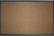 Quartet® Select Prestige™ Color Cork Bulletin Board, 36" x 48", Aluminum Frame With Graphite Finish 1 thumbnail image