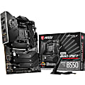 MSI MEG B550 UNIFY ATX MotherboardSocket AM4 AMD CPU - 128 GB DDR4 SDRAM Maximum RAM - DIMM, UDIMM - 4 x Memory Slots - IEEE 802.11 a/b/g/n/ac/ax - HDMI - 6 x SATA Interfaces 1 thumbnail image