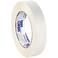 Tape Logic® Double-Sided Film Tape, 3" Core, 1" x 180', White, Pack Of 2