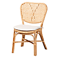 bali & pari Nadira Rattan Dining Chair, Natural Brown