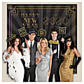 Amscan New Year's 2020 Roaring 20's Scene Setters With Props, 65" x 32-1/2", Black, 15 Pieces Per Pack, Case Of 2 Packs 1 thumbnail image