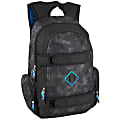 Mountain Edge Skate Strap Backpack With 17" Laptop Sleeve, Black