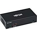 Tripp Lite HDMI Over Cat6 Extender Splitter w/ PoC 2-Port 4K@60Hz 4:4:4, HDR, TAA - 2 Output Device - 125 ft Range - 2 x Network (RJ-45) - 1 x HDMI In - 4K - 3840 x 2160 - Twisted Pair - Category 6 - Rack-mountable - TAA Compliant 1 thumbnail image