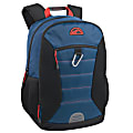 Mountain Edge Double-Section Backpack With 17" Laptop Pocket, Blue/Black