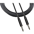 Audio-Technica ATR-INST Instrument Cables (1/4" - 1/4") - 20 ft 6.35mm Audio Cable for Audio Device - First End: 1 x 6.35mm Audio - Male - Second End: 1 x 6.35mm Audio - Male - Shielding - Black