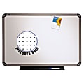 Quartet® Prestige™ Euro Total Erase® Dry-Erase Whiteboard, 36" x 48", Metal Frame With Titanium Finish