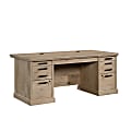 Sauder® Mason Peak™ 72"W Commercial Double-Pedestal Computer Desk, Prime Oak™