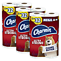 Charmin Ultra Strong Mega Roll 2-Ply Toilet Paper, 264 Sheets Per Roll, 8 Rolls Per Pack, Carton Of 3 Packs