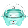 Brentwood TS 1045BL Electric 7 Egg Cooker with Auto Shut Off Blue 360 W  Blue - Office Depot