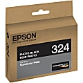 Epson UltraChrome 324 Original Inkjet Ink Cartridge - Photo Black - 1 Each - Inkjet - 1 Each 1 thumbnail image