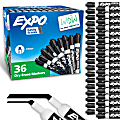 EXPO® Chisel-Tip Dry-Erase Markers, Black, Pack Of 36