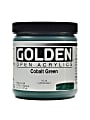 Golden OPEN Acrylic Paint, 8 Oz Jar, Cobalt Green