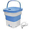 Pure Clean Foldable Mini Washing Machine, Blue/White 1 thumbnail image