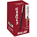uni-ball® Roller Micro Pens, Micro Point, 0.5 mm, Black Barrel, Black Ink, Pack Of 36 1 thumbnail image