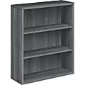 HON® 10500 44"H 3-Shelf Bookcase, Sterling Ash 1 thumbnail image
