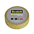 Scotch® Expressions Glitter Tape, 0.59" x 196", Gold 1 thumbnail image
