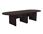 Inval IVA ProSeries Race Track Oval Conference Table, 120" W x 47" D x 29 1/2" H, Espresso 1 thumbnail image