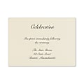 Custom Wedding & Event Reception Cards, 4-7/8" x 3-1/2", Sophisticated Type, Box Of 25 Cards 1 thumbnail image