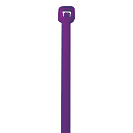Partners Brand Color Cable Ties, 11", Purple, Case Of 1,000