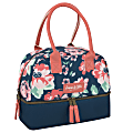 Trailmaker EMMA & CHLOE Double Section Lunch Bag, Blue/Pink Floral 1 thumbnail image