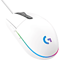 Logitech® G203 LIGHTSYNC Wired Gaming Mouse, White, 910-005791