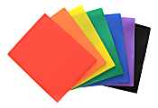 Inkology Poly Portfolios With Prongs, Assorted Colors, Pack Of 48 1 thumbnail image