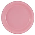 JAM PAPER Round Plastic Party Plates, Large, 10 1/4 inch, Light Pink, 20/Pack  1 thumbnail image