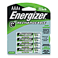 Energizer Recharge Power Plus Rechargeable AAA Battery 4-Packs - For Multipurpose - Battery Rechargeable - AAA - 850 mAh - 96 / Carton