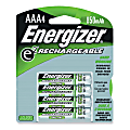 Energizer Recharge Power Plus Rechargeable AAA Battery 4-Packs - For Multipurpose - Battery Rechargeable - AAA - 850 mAh - 4/Pack - 4 / Carton 1 thumbnail image