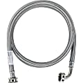 Certified Appliance Accessories Braided Stainless Steel Washing Machine Hose with Elbow - 60" - Silver, Stainless Steel - WM60SSL 1 thumbnail image