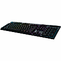 Logitech G915 Lightspeed Wireless RGB Mechanical Gaming Keyboard - Wireless Connectivity - Bluetooth/W - 920009103 1 thumbnail image