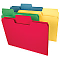 Smead® SuperTab® Heavyweight File Folders, Letter Size, Assorted Colors, Box Of 50 1 thumbnail image