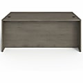 Lorell® Prominence 2.0 72"W Double-Pedestal Computer Desk, 95% Recycled, Gray Elm 1 thumbnail image
