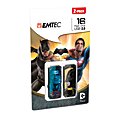 EMTEC Superhero USB 2.0 Flash Drive, Batman Vs Superman, 16GB, Pack Of 2 1 thumbnail image
