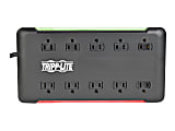 Tripp Lite 10-Outlet Surge Protector Power Strip 6ft Cord 2880 Joules Black - Surge protector - 15 A - AC 120 V - 1800 Watt - output connectors: 10 - 6.6 ft cord - black