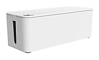 Bluelounge® 16" L x 6.25" W x 5.25" H CableBox Cable Organizer, White, BLUCB-01-WH 1 thumbnail image