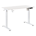 Primo 48" Sit-to-Stand Electric Desk in White 1 thumbnail image